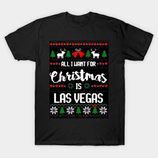 Las Vegas Christmas Jumper T-Shirt